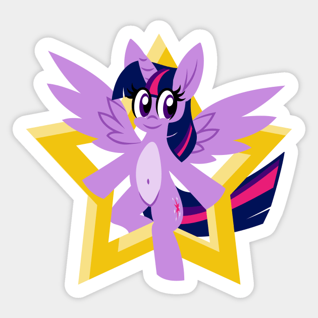 Star Twilight Sparkle Sticker by Tridashie